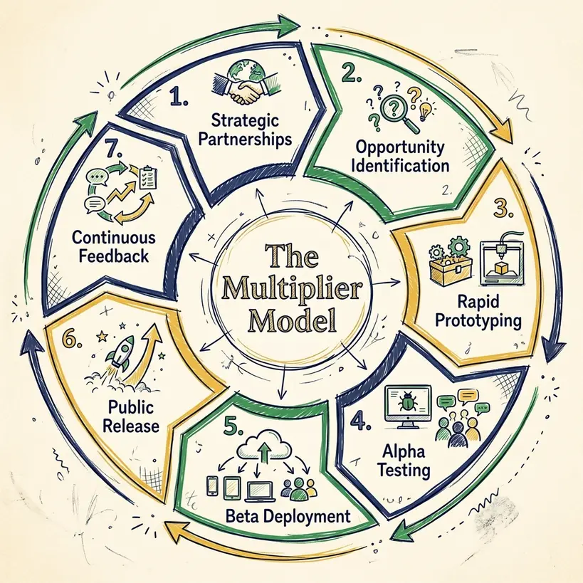 The Multiplier Model Infographic